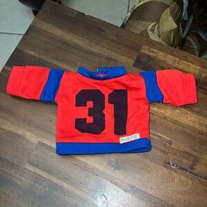Vintage Cabbage Patch Kids Red  Jersey Long Sleeve Shirt #31 Cpk